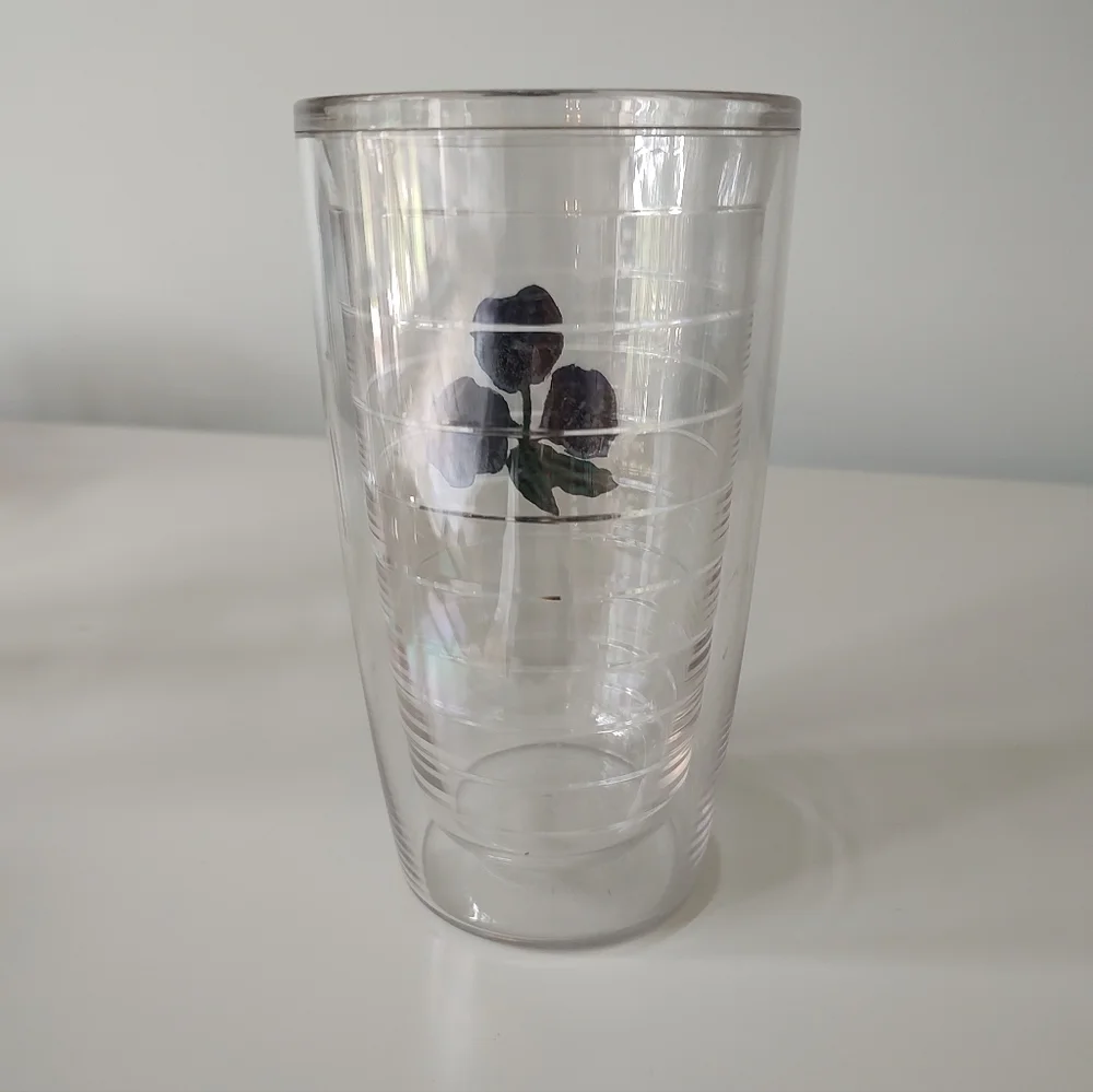 Tervis Tumbler Floral Blue Pansy NWOT